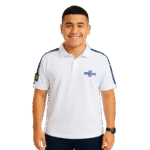 Camisa masculina polo SEBRAE cor branca