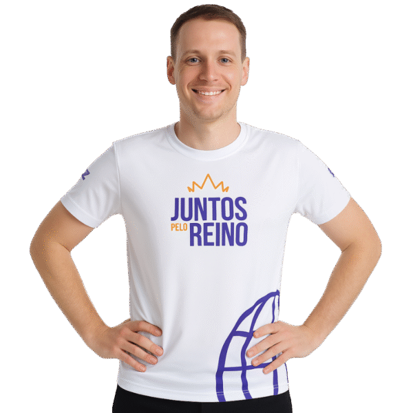 Camiseta unissex Juntos Pelo Reino