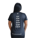 Camiseta feminina Equipe de Corredores Runner Team cor preta - Imagem 3
