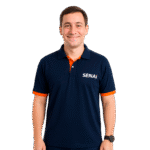 Camisa polo masculina SENAI