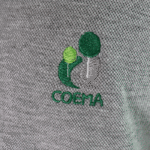 Camisa masculina polo COEMA cor cinza mescla - Imagem 2