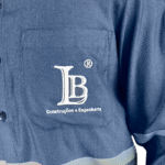 Camisa masculina social manga longa LB Construções e Engenharia - Imagem 2