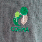 Camisa masculina polo COEMA cor cinza chumbo - Imagem 2