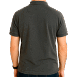 Camisa masculina polo COEMA cor cinza chumbo - Imagem 3