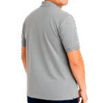 Camisa masculina polo COEMA cor cinza mescla - Imagem 4